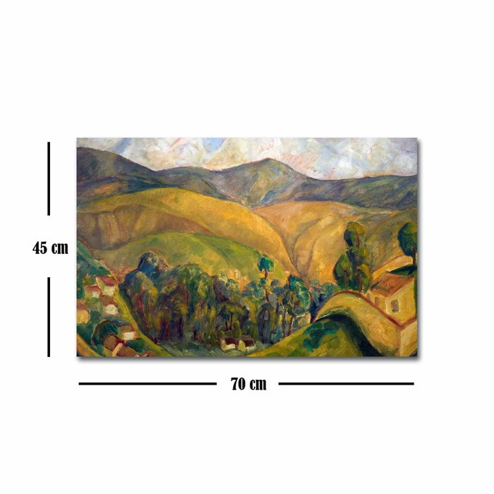 Wallity Paisaje 1911 de Diego Rivera - Lienzo Decorativo 45 x 70 cm